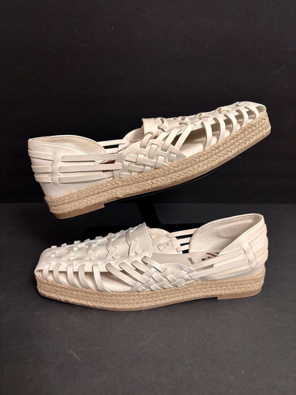 NWT Sam & Libby Women’s Asha Espadrille White 9